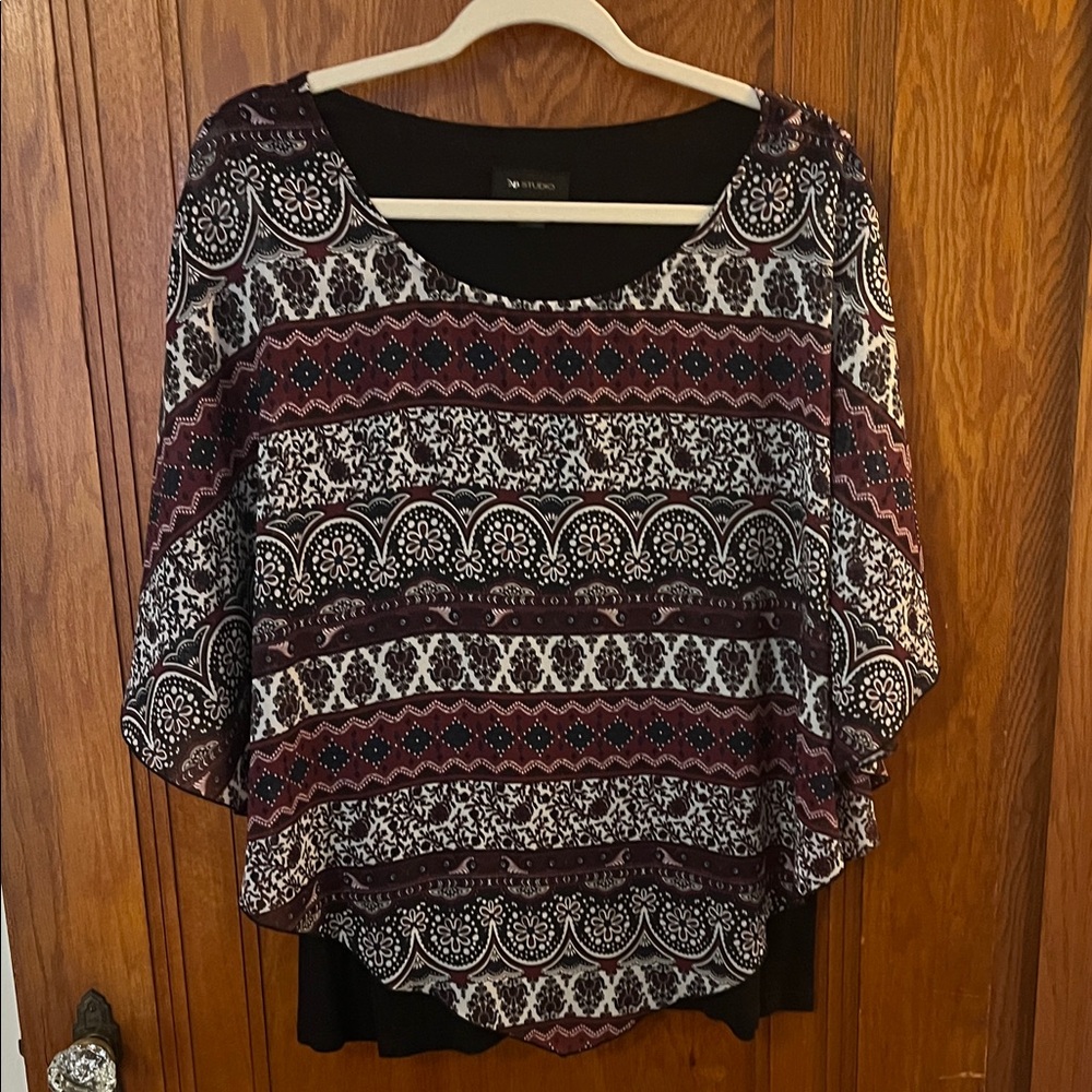 AB Studio Patterned Blouse